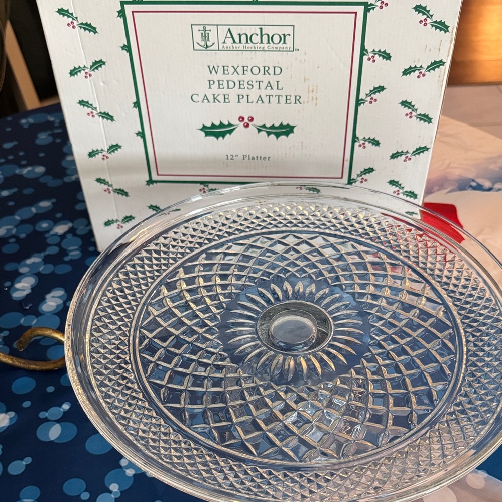Anchor Hocking Wexford Glass Platter